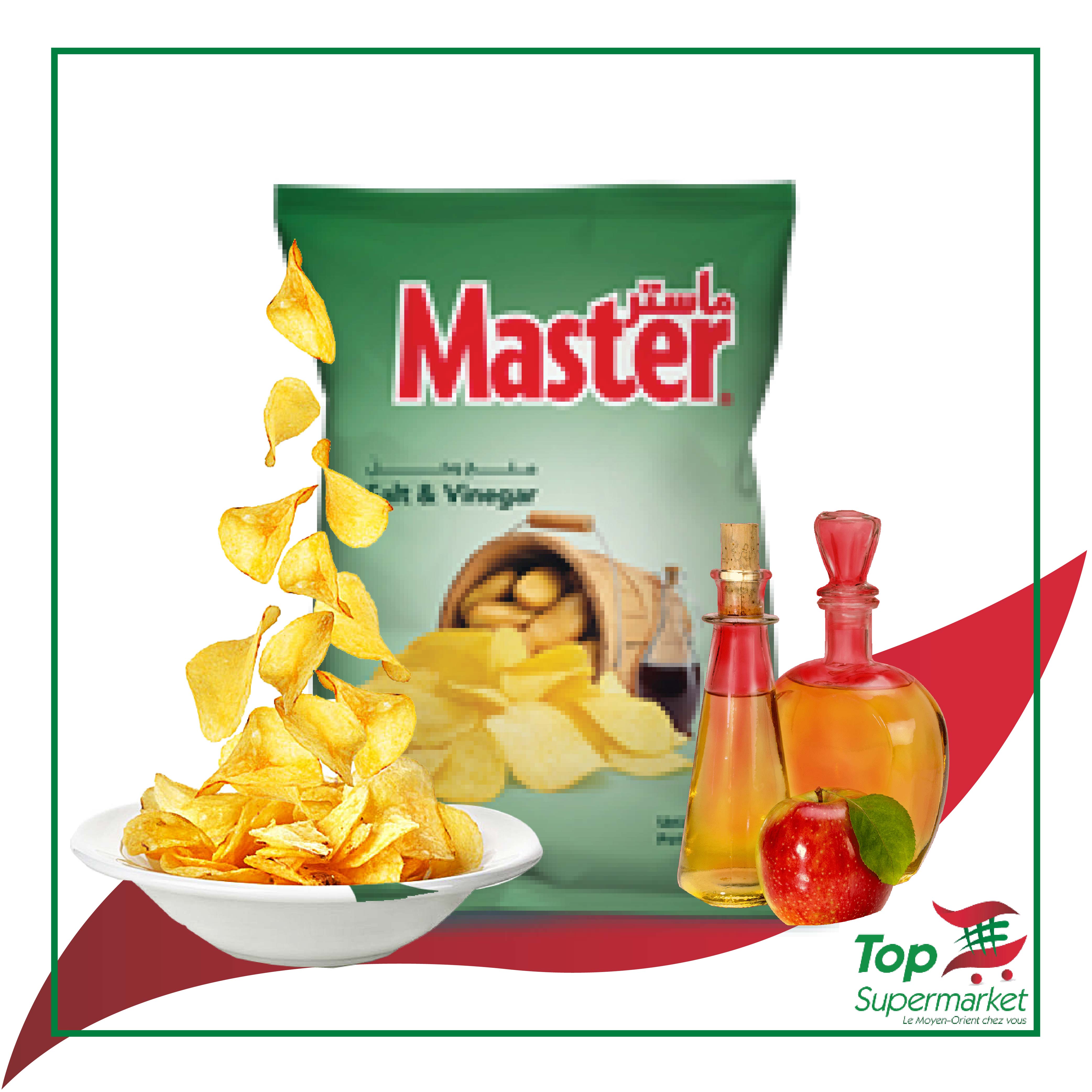 Master Chips Salt & Vinegar 120gr